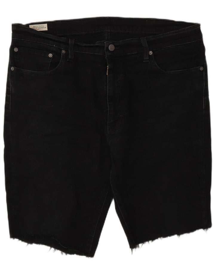 Levi's Mens 511 pantalones cortos de mezclilla W38 XL algodón negro