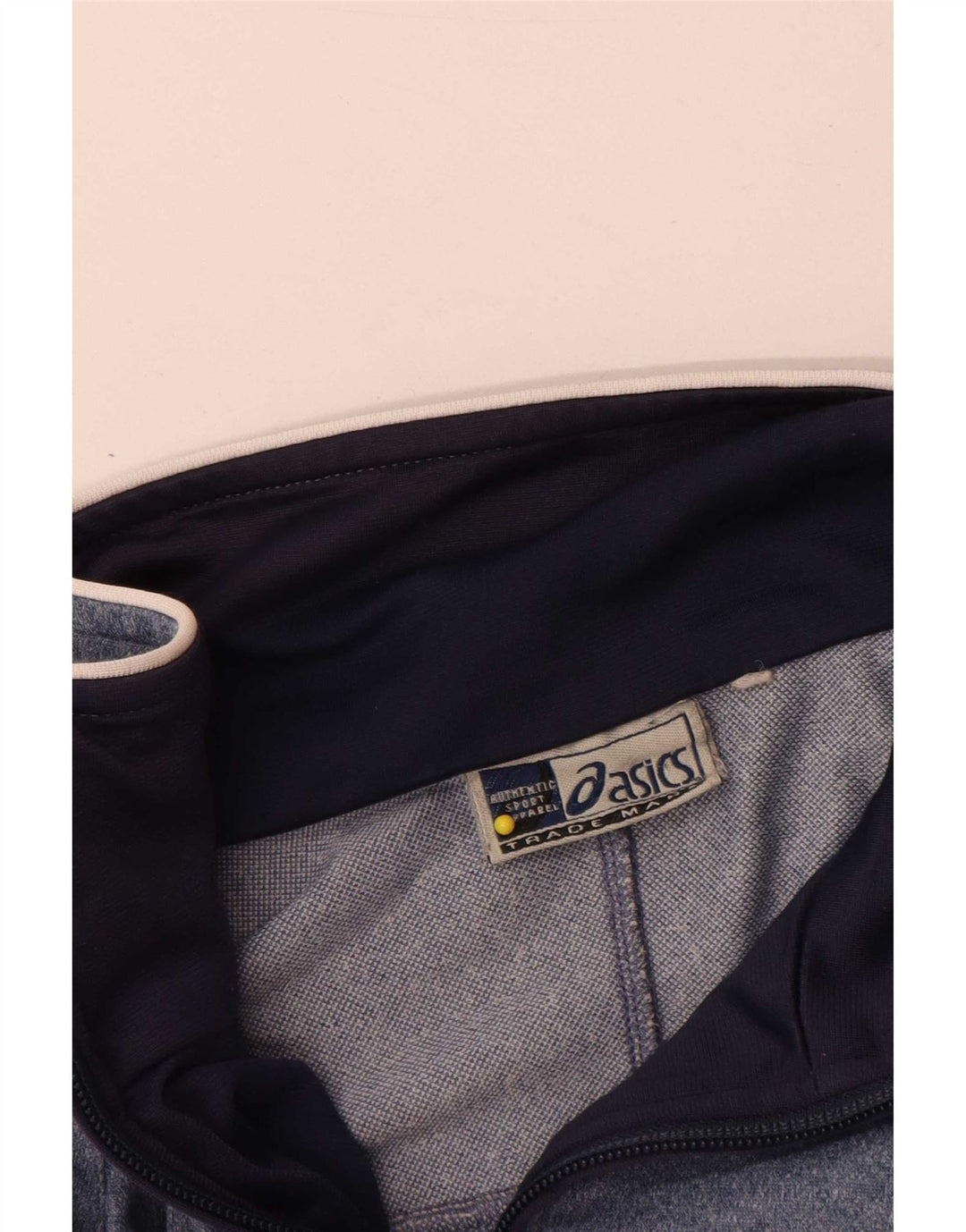 Asics Hombre Chándal Top Jacket Azul Medio Colorblock