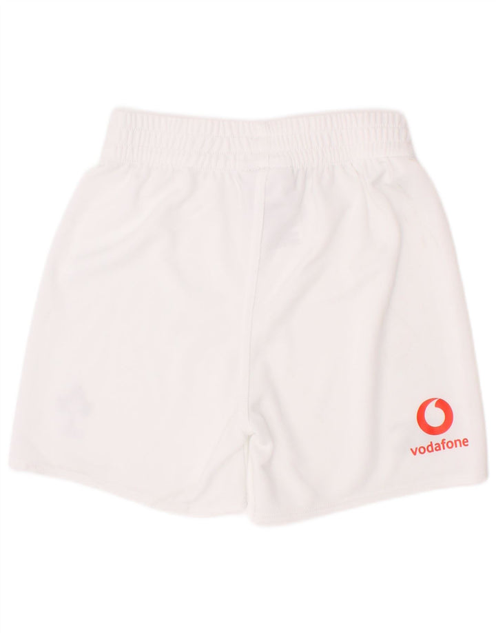Canterbury Pantalones cortos deportivos con gráfico IRFU para niños 3-4 años Poliéster blanco