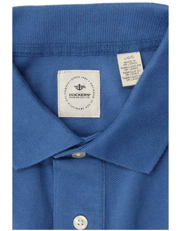 DOCKERS Polo Hombre Algodón Azul Grande