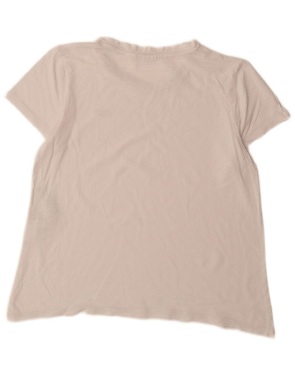 Levi's Camiseta para mujer Top UK 44 Algodón blanco mediano
