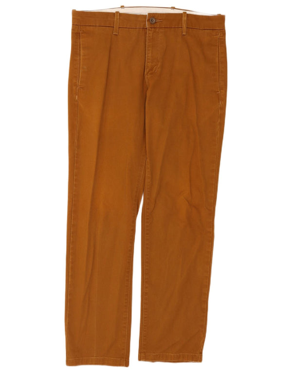 Pantalones chinos rectos Levi's para hombre W30 L30 Algodón marrón
