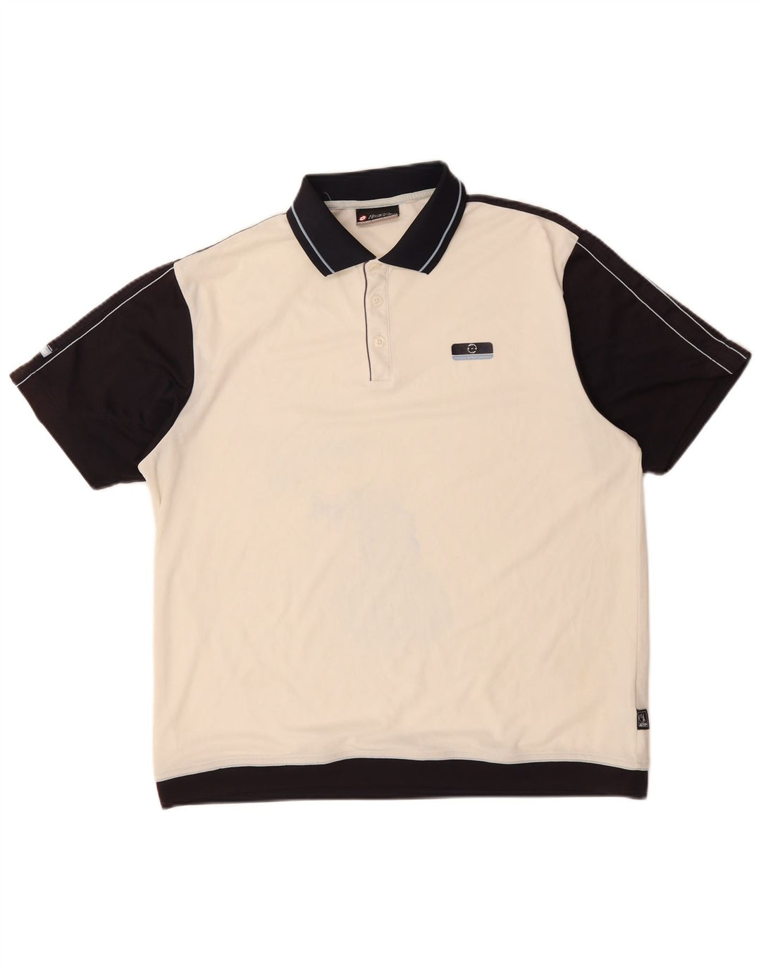 Lotto Polo para hombre en color blanco roto grande