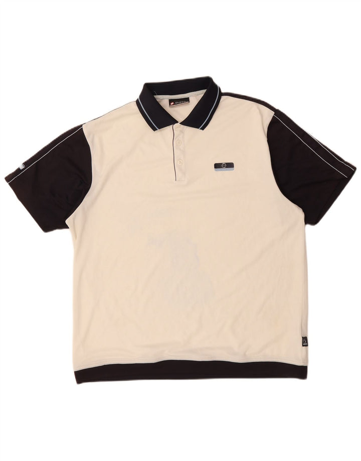 Lotto Polo para hombre en color blanco roto grande