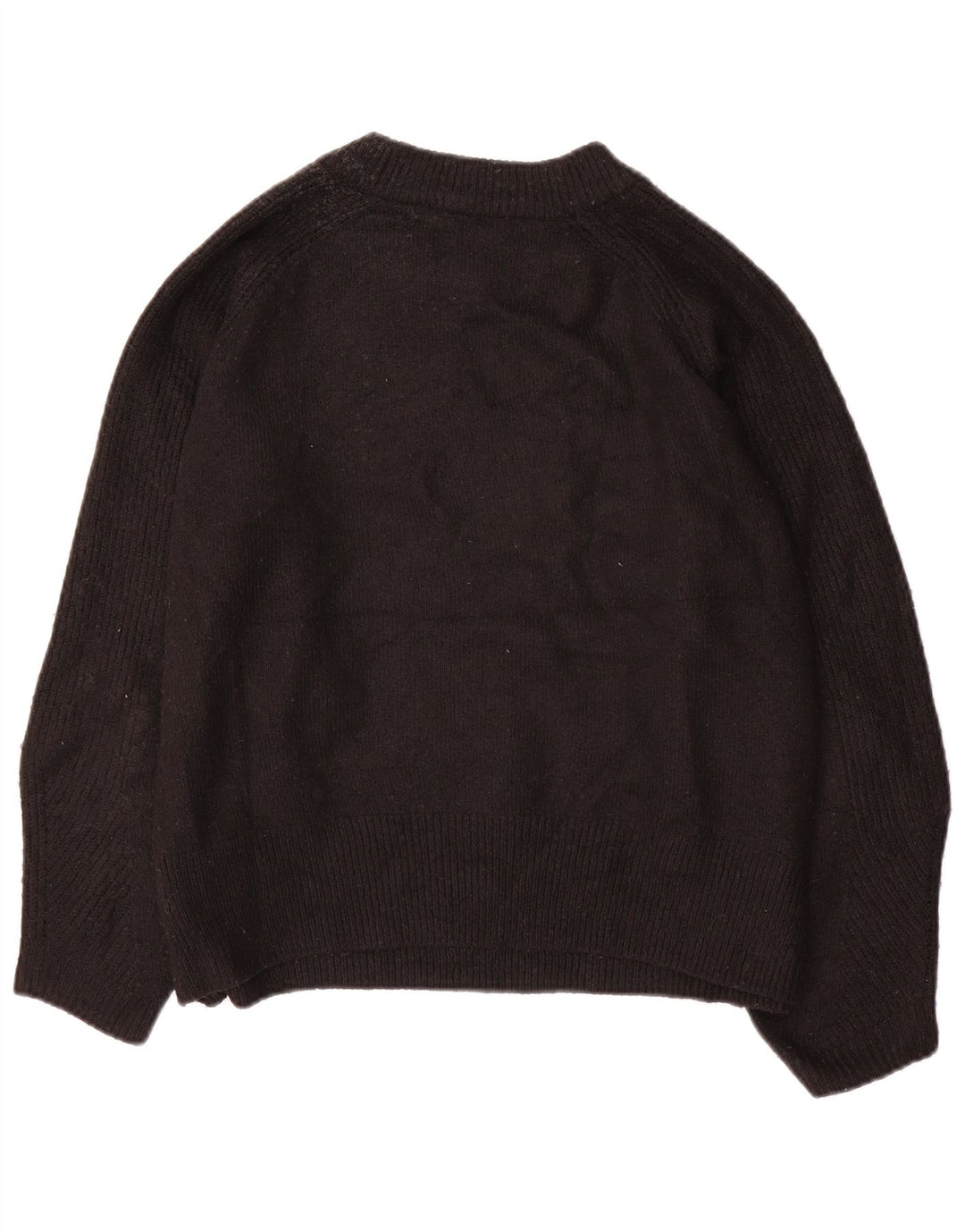 Marks & Spencer Jersey extragrande con cuello redondo para mujer, talla 40, color negro