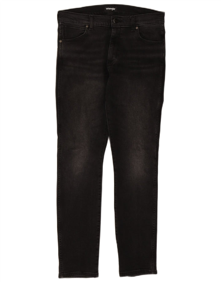 Wrangler Vaqueros ajustados Larston para hombre W32 L32 Algodón negro
