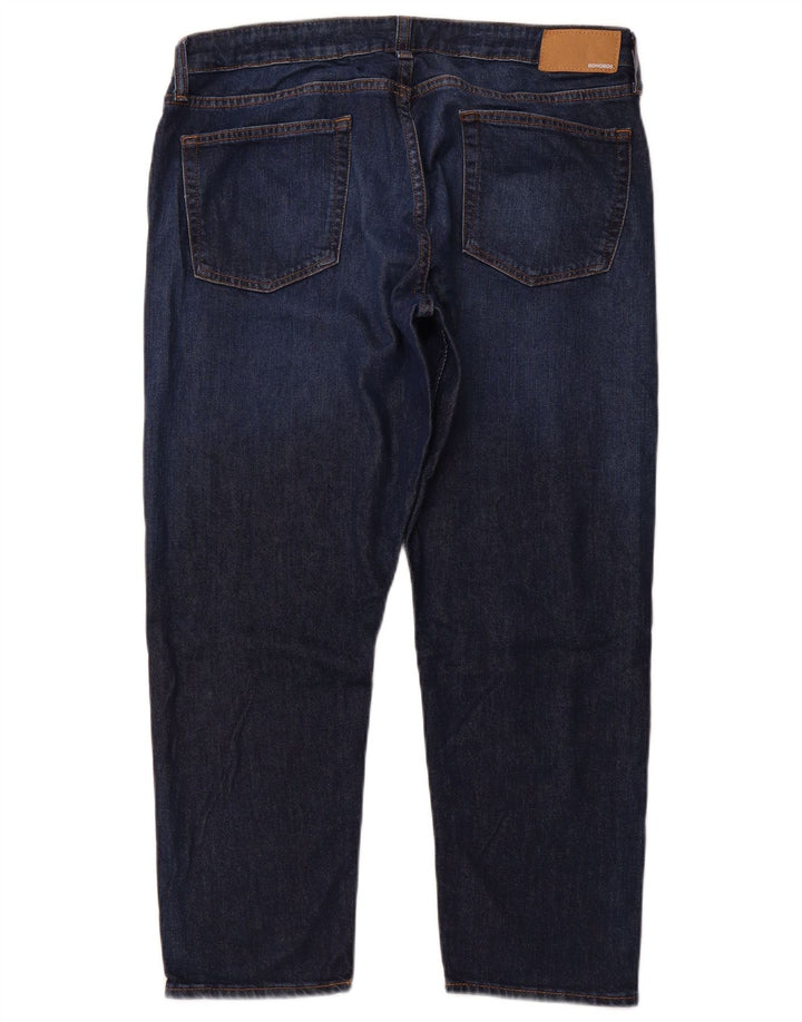 BONOBOS Hombre W34 L28 Algodón Azul Marino