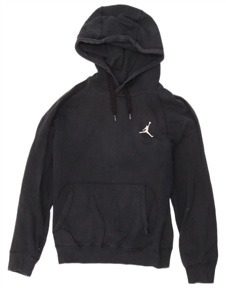 Jordan - Sudadera con capucha para hombre, talla pequeña, algodón azul marino