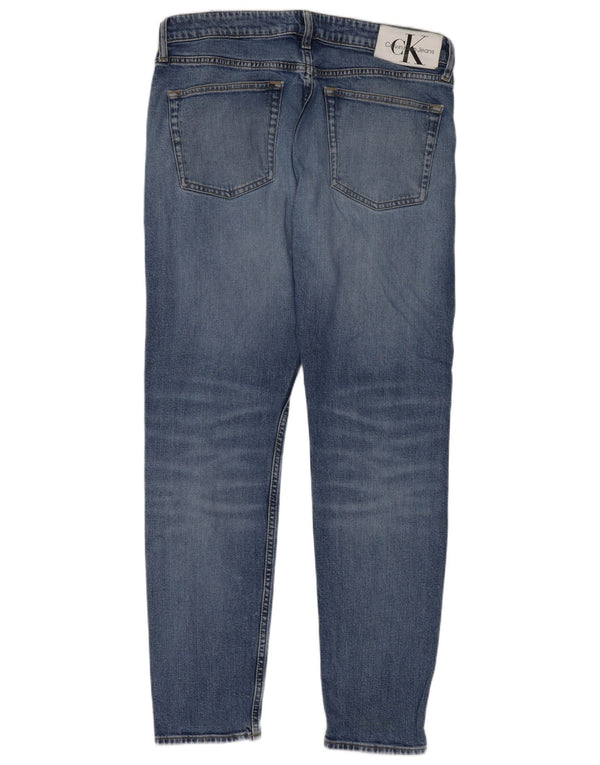 Calvin Klein Jeans Slim Tapered para Hombre W32 L32 Algodón Azul