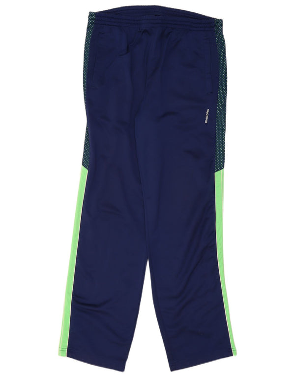 Diadora Pantalón de chándal para hombre ES 40 Medium Azul marino Colorblock
