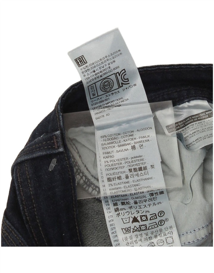 Levi's Mujer 529 Curvy Bootcut Jeans W31 L30 Algodón Azul Marino
