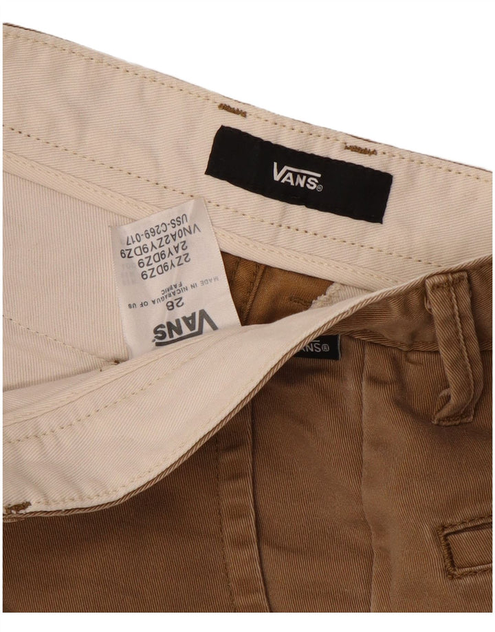 Pantalones cortos casuales Vans para hombre W28 beige medio