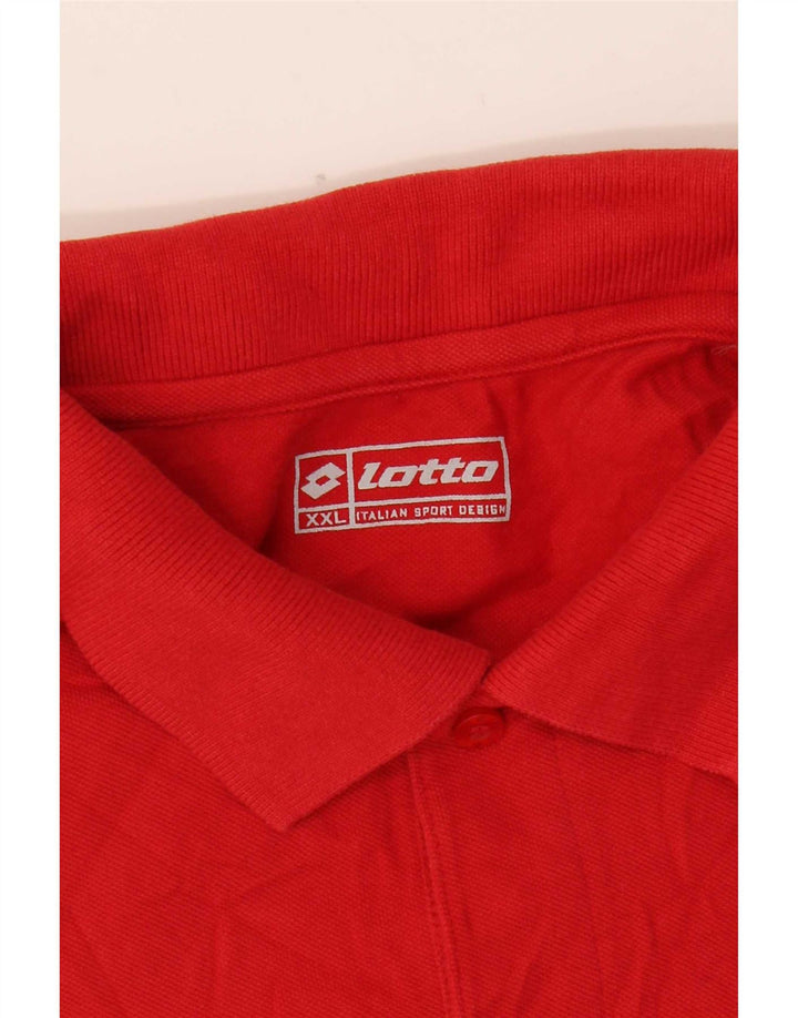 Polo Lotto Hombre 2XL Rojo