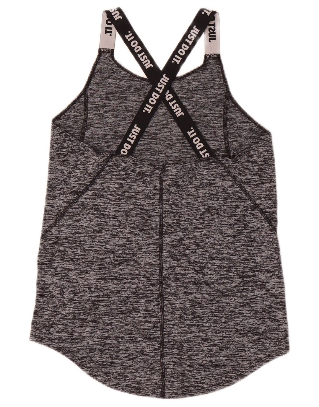Nike Camiseta sin mangas estampada para niñas 12-13 años Grande Gris Poliéster moteado