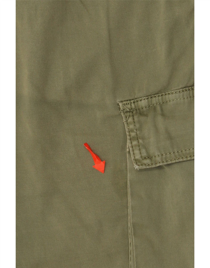 Yes Zee Pantalones cortos cargo para hombre W33 Algodón caqui mediano