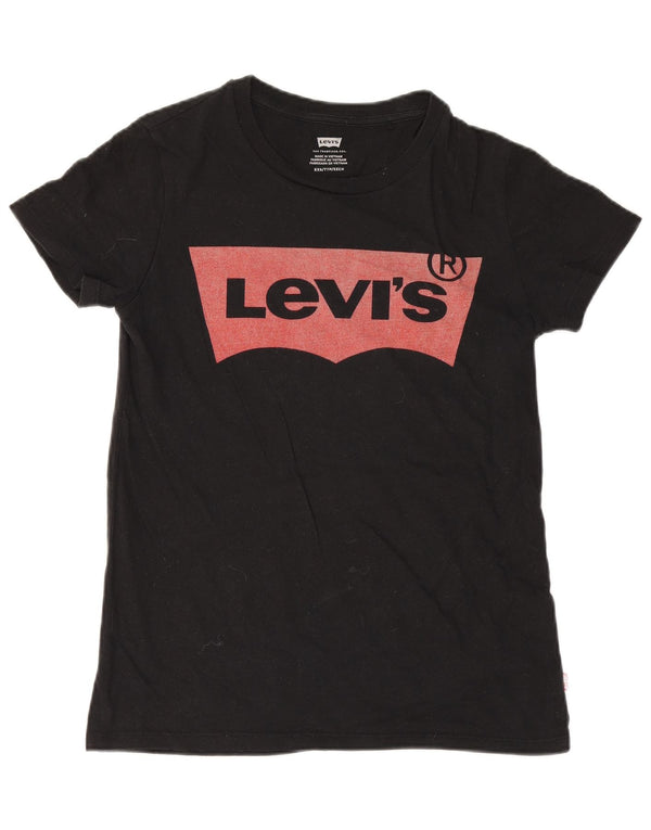 Levi's Camiseta Gráfica para Mujer Top UK 2 2XS Negro