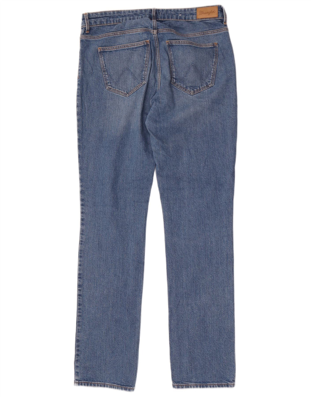 Vaqueros Wrangler Mujer Rectos W30 L32 Azul Algodón