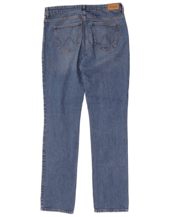 Vaqueros Wrangler Mujer Rectos W30 L32 Azul Algodón