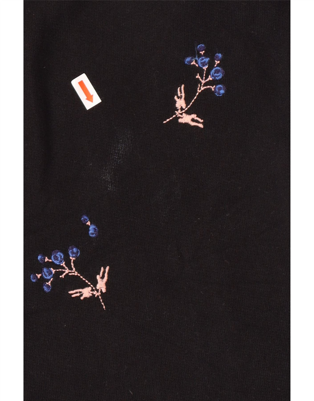 WHISTLES Vestido tipo sudadera para mujer UK 10 Small Black Floral Cotton