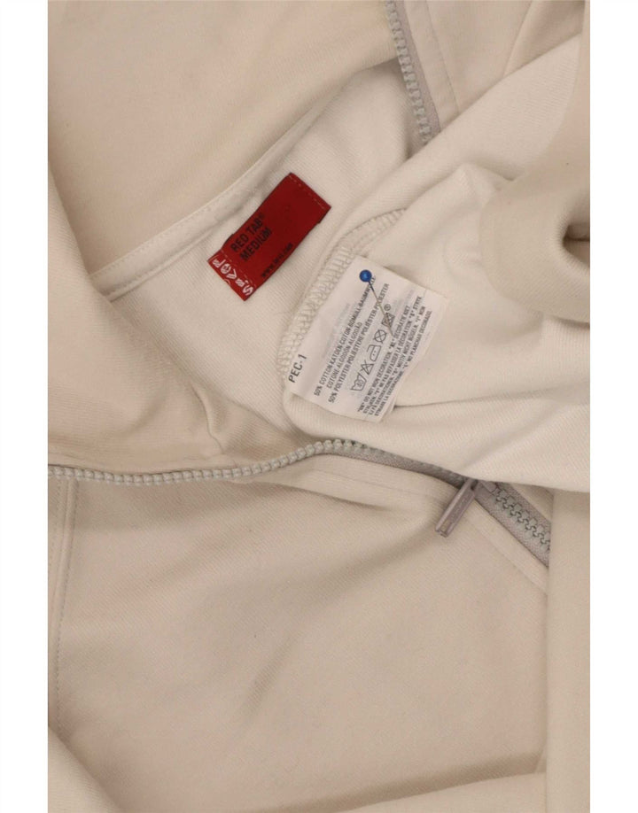 Levi's Mens Chándal Top Chaqueta Mediana De Algodón Blanco Roto