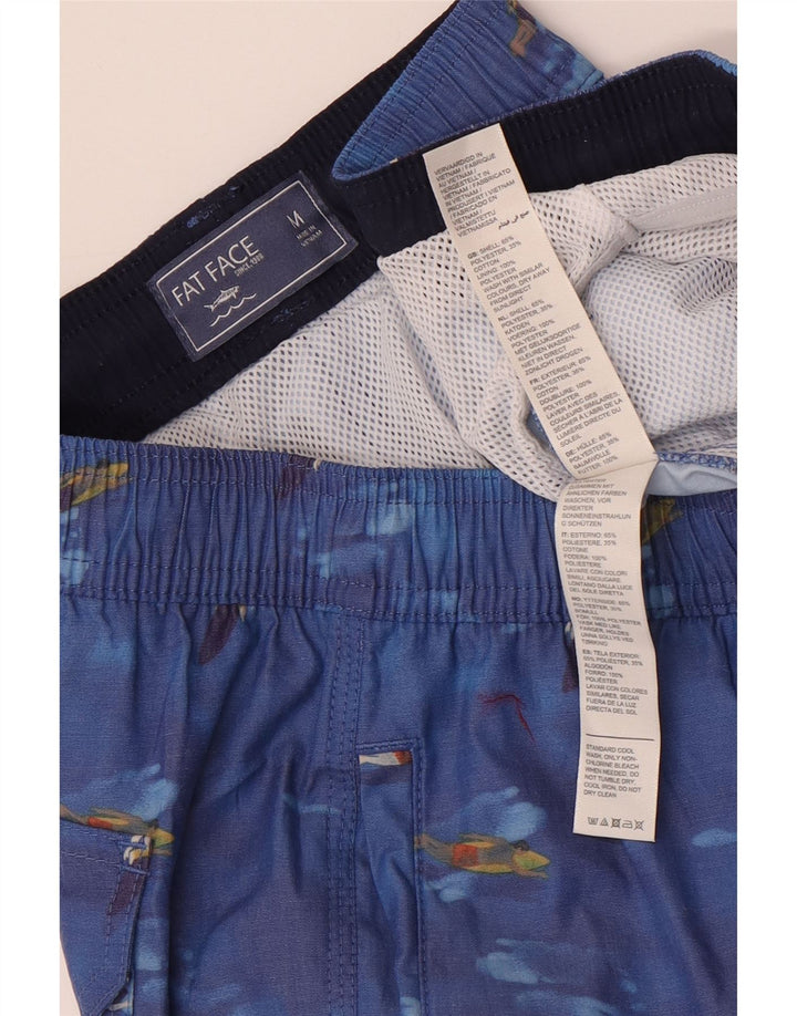 Bañador con estampado gráfico de hombre Fat Face Azul medio Poliéster