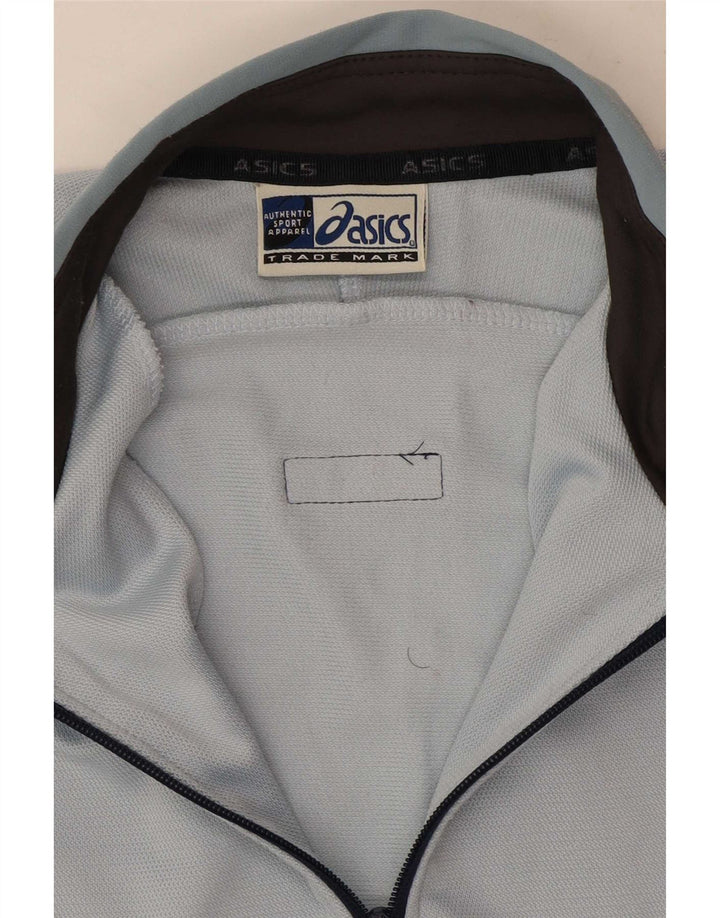 Asics - Chaqueta de chándal para mujer, talla 40, color azul medio