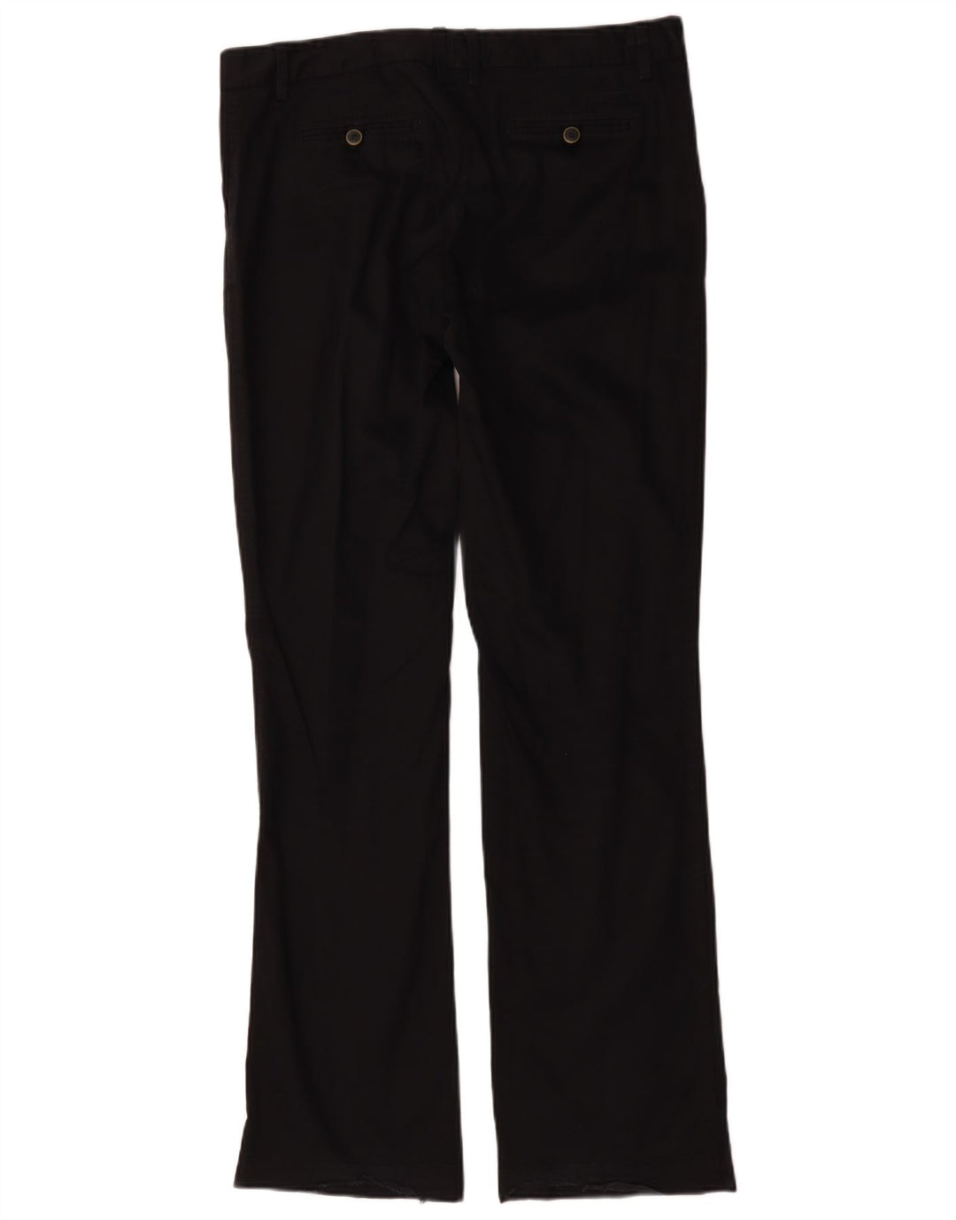 Pantalón Chino Bootcut Mujer Massimo Dutti W34 L32 Algodón Negro