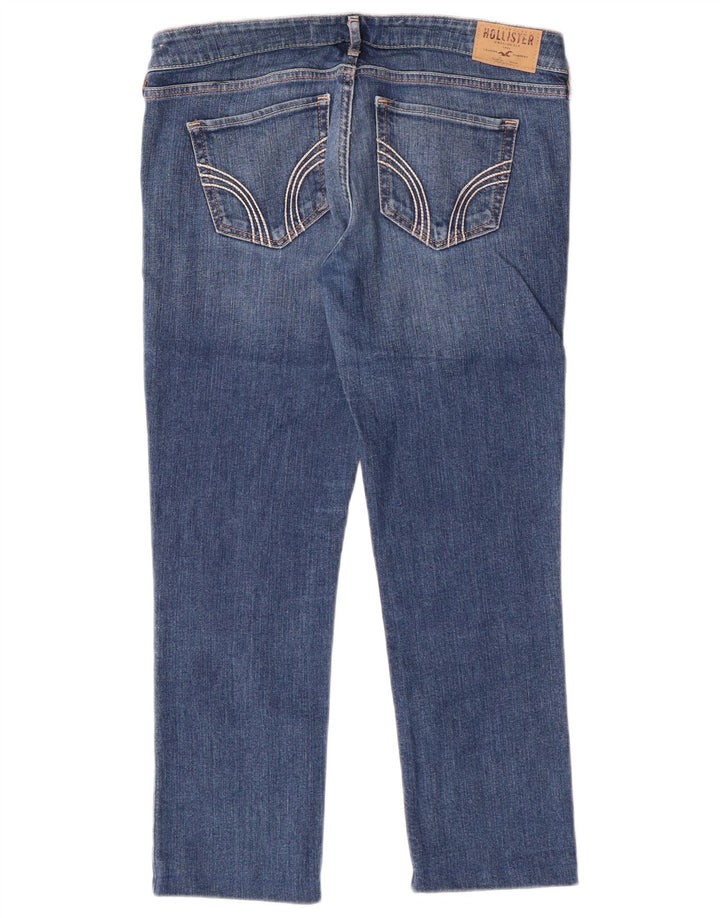 Hollister Jeans Cortos para Mujer US 7 Medium W28 L24 Azul