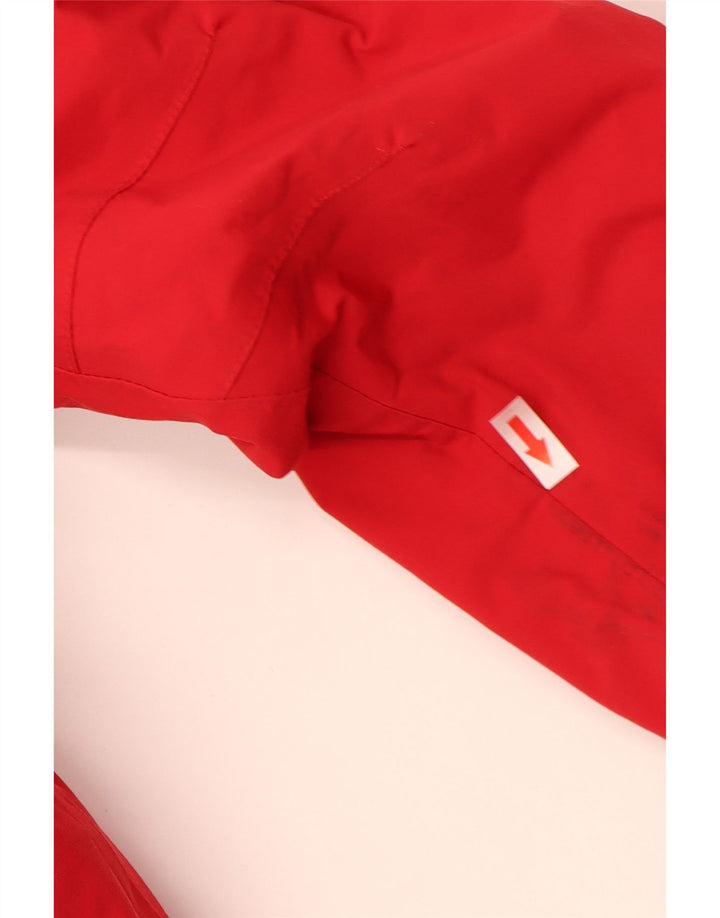 Helly Hansen Chaqueta cortavientos con capucha para mujer Reino Unido 10 Small Rojo Colorblock