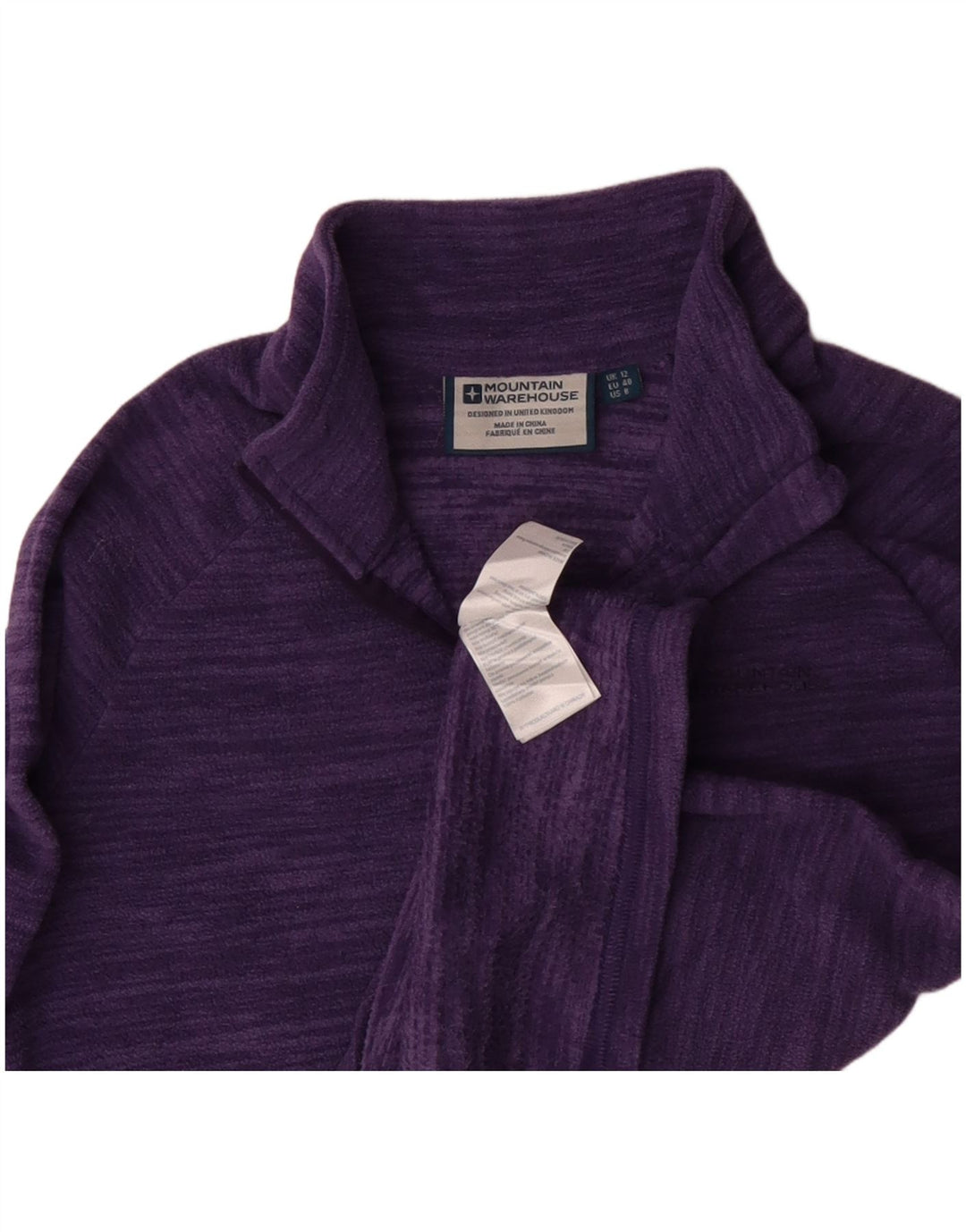 Jersey polar para mujer Mountain Warehouse UK 40 Poliéster morado mediano
