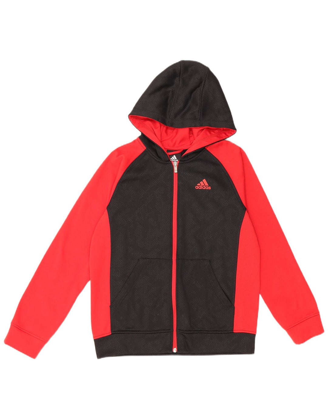ADIDAS Climawarm Zip Sudadera con capucha para niños 14-15 años Grande Negro
