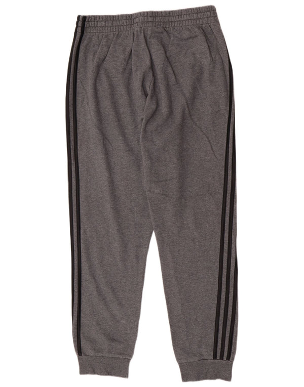 Adidas Hombre Pantalones De Chándal Joggers Grande Gris Algodón