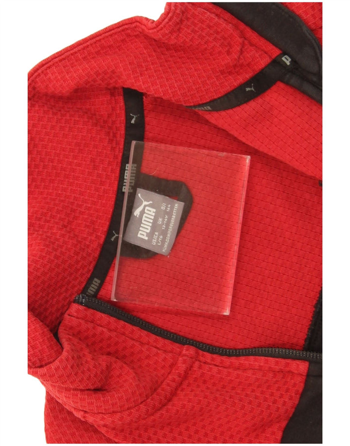 Puma - Chaqueta de chándal para niño AC Milan (13-14 años), color rojo