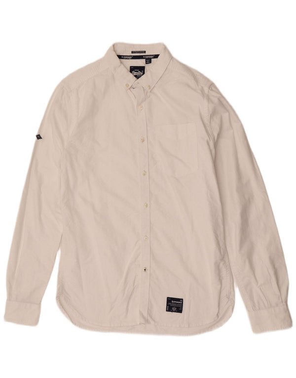 Camisa Superdry Hombre Grande Blanca