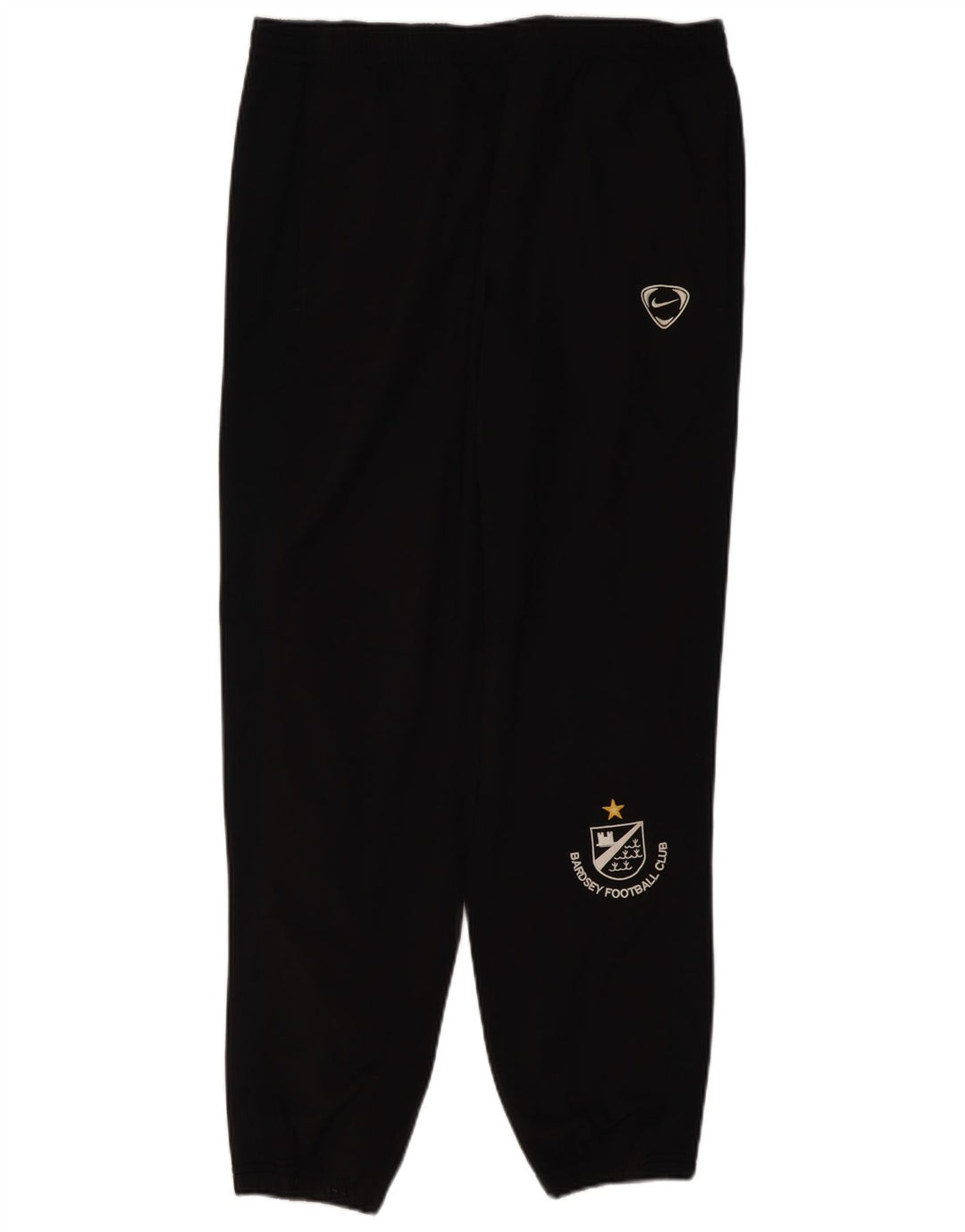 NIKE Hombre Pantalones de chándal Joggers Medium Negro Colorblock Poliéster