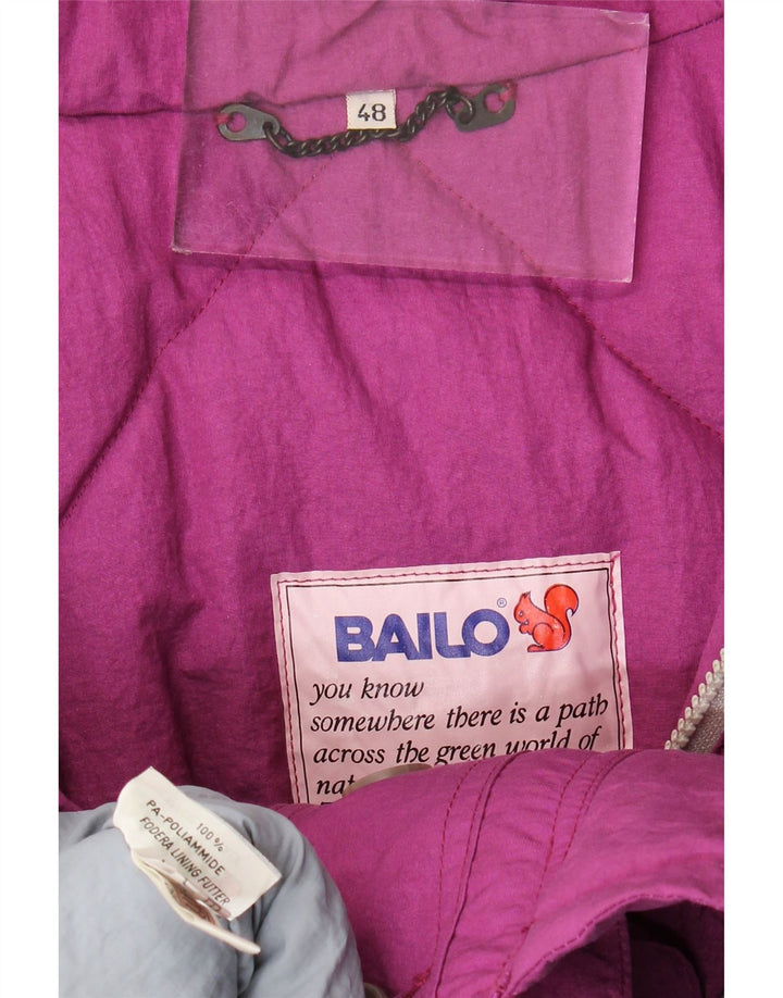 Bailo Chaqueta cortavientos con capucha Gore-Tex para hombre IT 48 Poliamida rosa medio