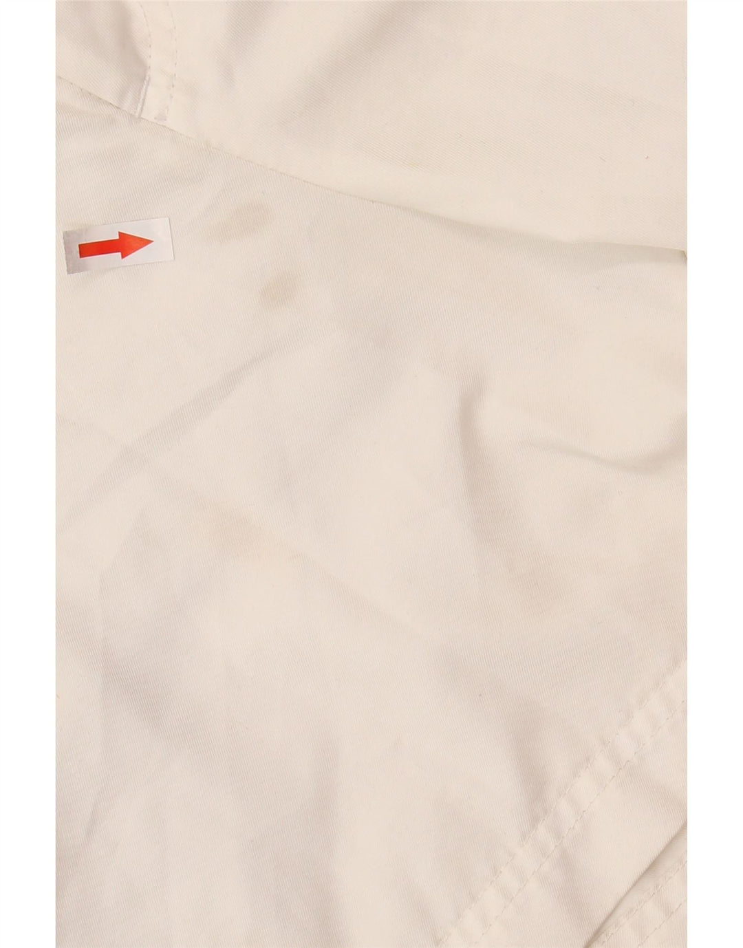 NIKE Pantalones cortos chinos para hombre pequeños W28 poliéster blanco