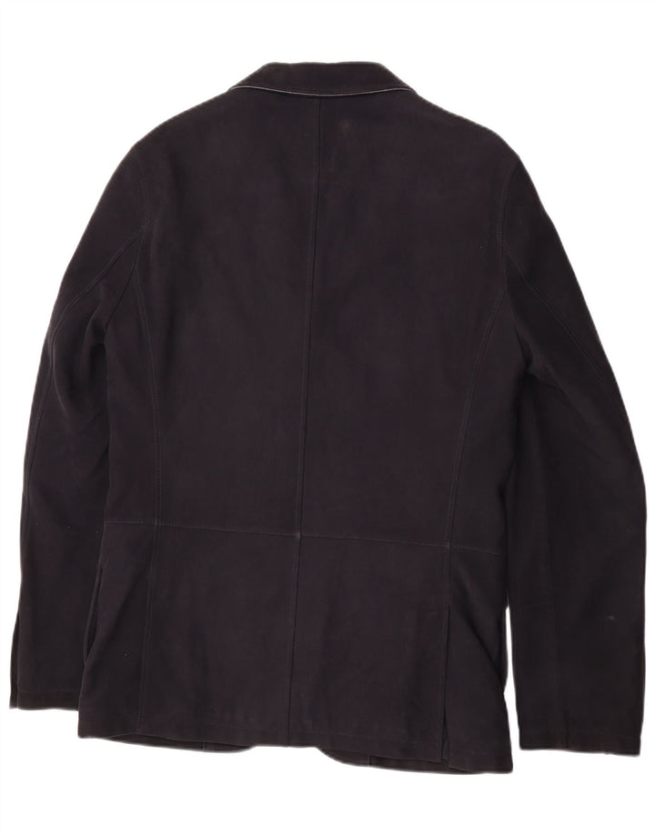 Ermenegildo Zegna Chaqueta tipo blazer de 2 botones para hombre IT 48 Medium Azul marino Classi