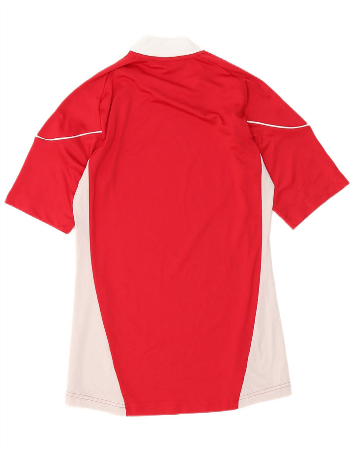 Adidas Hombre Climacool Camiseta Top XS Rojo Colorblock Poliéster