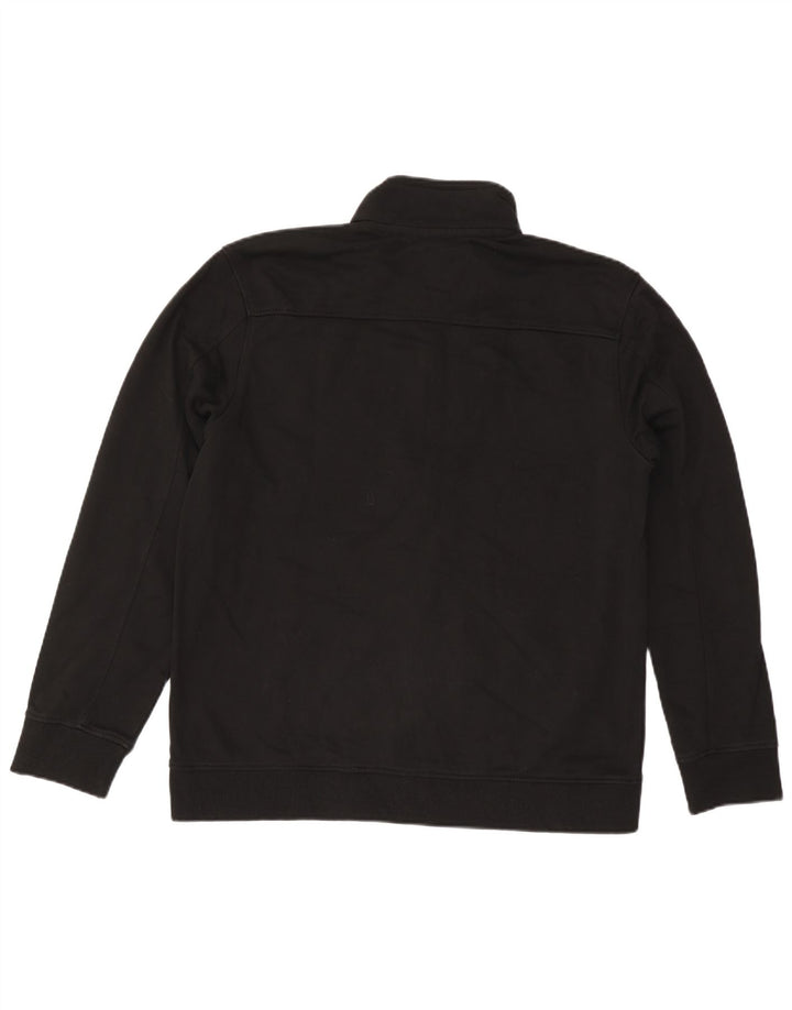 S.OLIVER Chaqueta superior de chándal con gráfico para hombre XL Negro