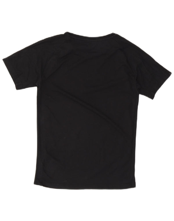 Puma - Camiseta para hombre, talla pequeña, algodón negro
