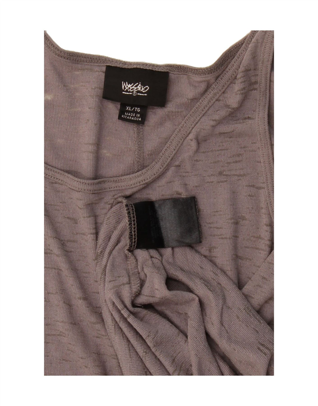 MOSSIMO Womens Vest Top UK 18 XL Grey Flecked Polyester Vintage Mossimo and Second-Hand Mossimo from Messina Hembry 