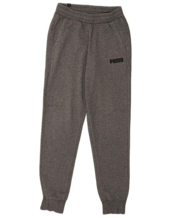Puma Pantalones De Chándal Para Hombre Joggers Small Gris Moteado De Algodón