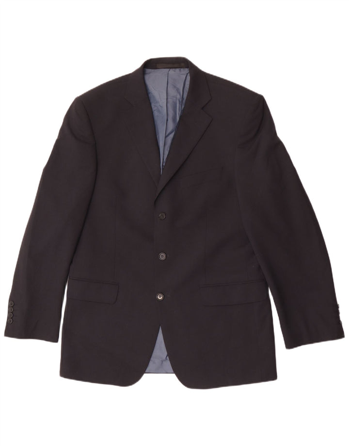 Marks & Spencer Chaqueta tipo blazer de 3 botones para hombre UK 40 Medium Azul marino