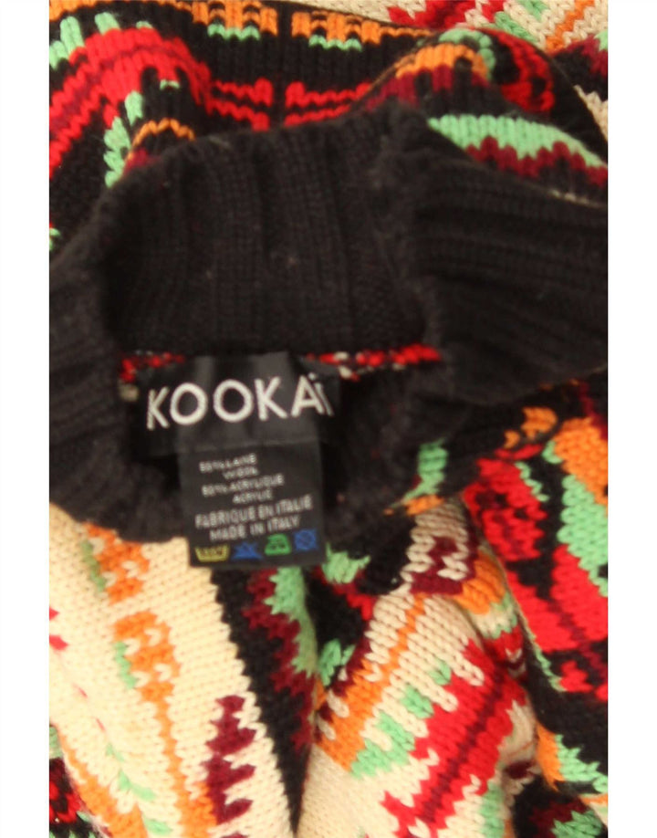 Kookai - Jersey con cuello alto para mujer, talla 40, talla grande, multicolor
