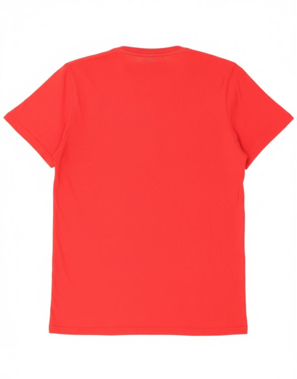 Superdry Camiseta gráfica para hombre Top grande de algodón rojo