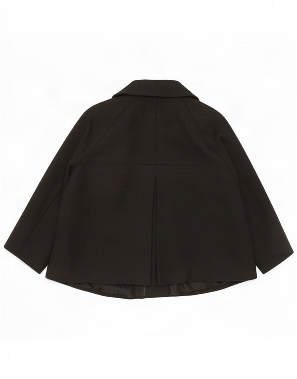Chaqueta Bolero corta de manga 3/4 para mujer Oasis UK 40 Small Black Wool