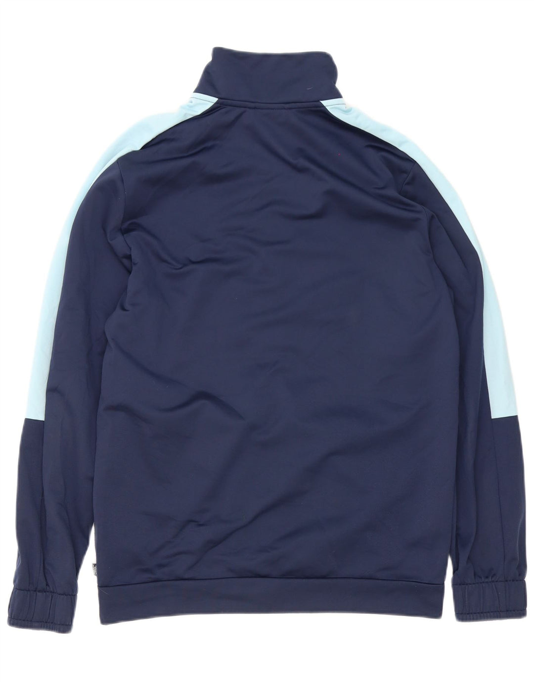 Puma Hombre Chándal Top Chaqueta Pequeña Azul Marino Colorblock Poliéster