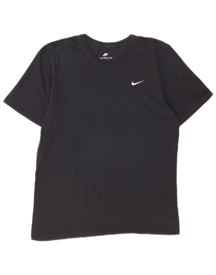 Nike Camiseta de corte atlético para hombre, talla grande, color negro