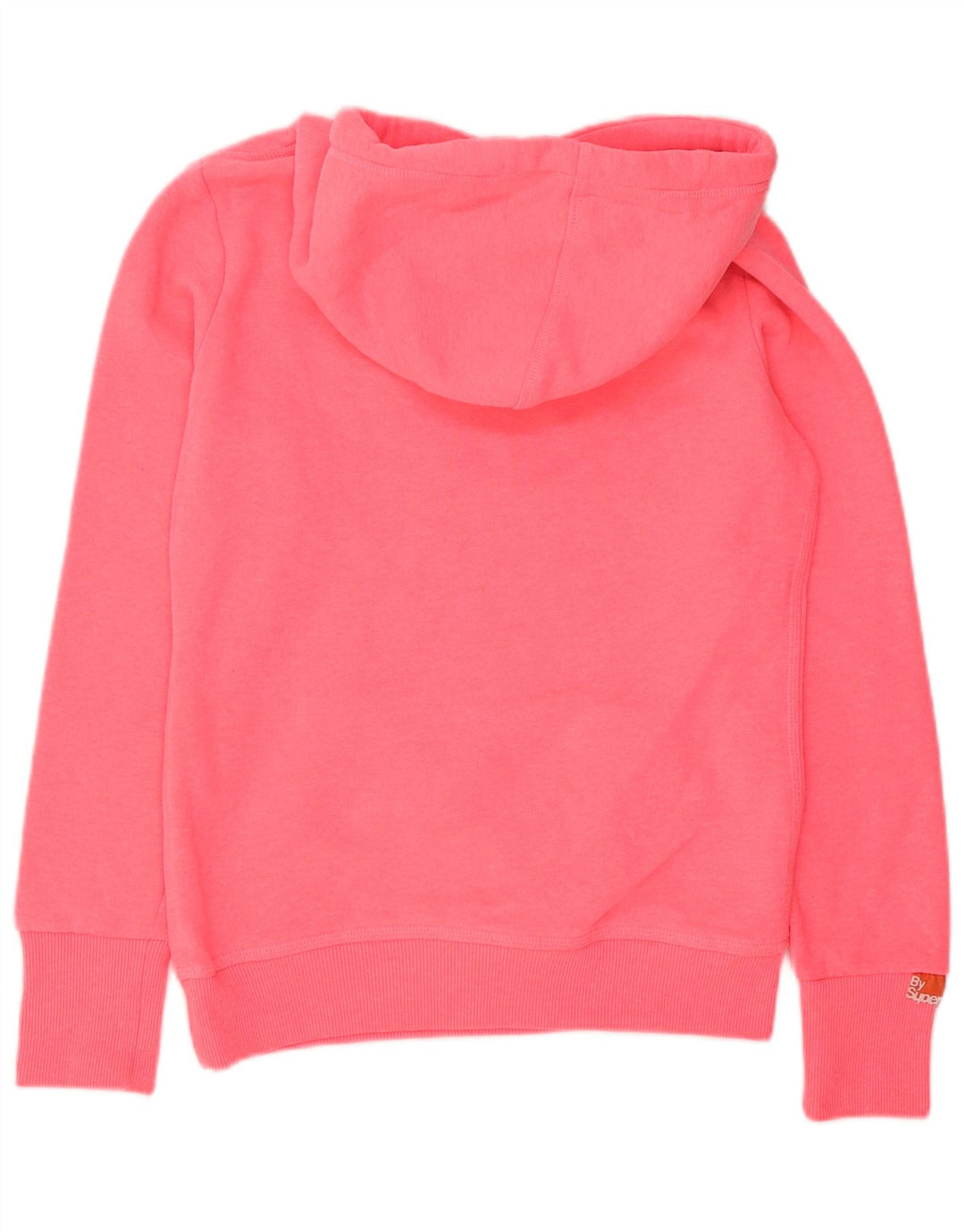 Superdry Jersey con capucha gráfica para mujer Reino Unido 10 Pequeño poliéster rosa